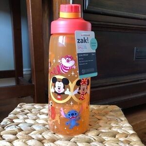 Zak! Orange 100 years of Disney water bottle 25oz.